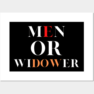 Men or widower Posters and Art